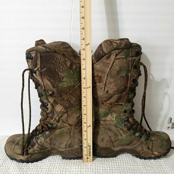RedHead Woman’s Camo Insulated Water Proof Hard Toe Lace Up Snake Boots Size 6.5 - Picture 8 of 12